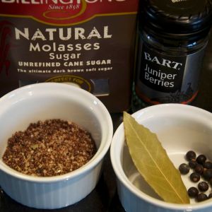 Juniper and Bay cure, and ingredients