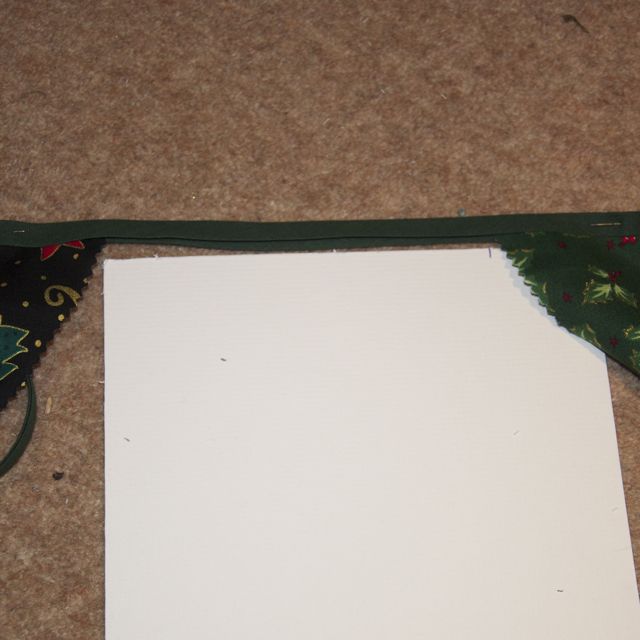 Pinning pennants in place