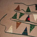Christmas bunting - completed