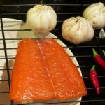 Smoked salmon pasta - some ingredients