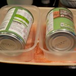 Weighed down for curing