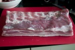 Pork belly, trimmed