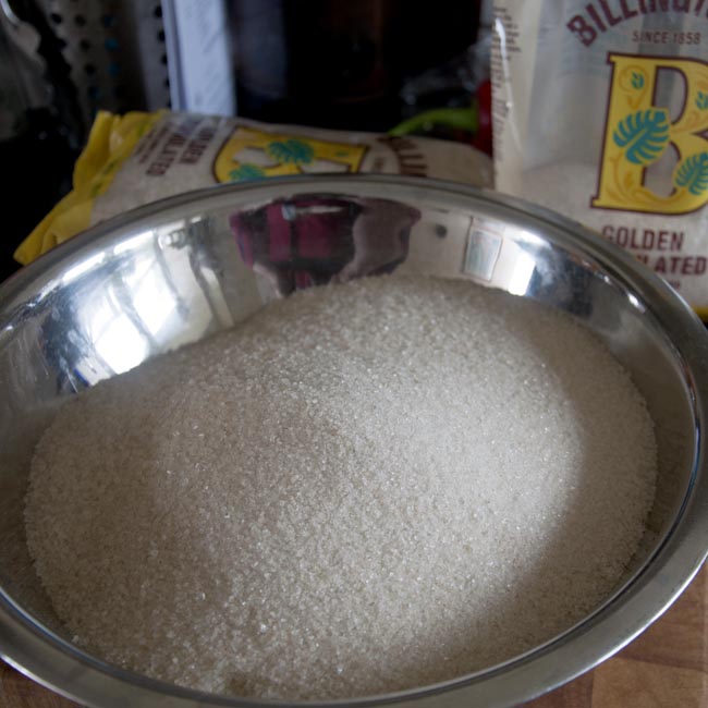 3lb of golden granulated sugar