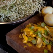 Zested citrus & elderflowers