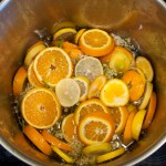 Elderflower cordial, steeping