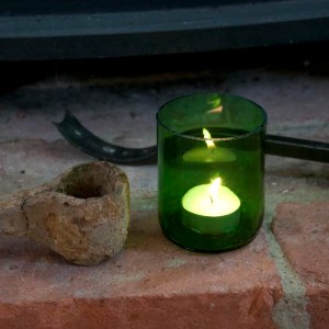 Glass craft - candle holder Glass craft - candle holder