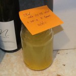 Lemon liqueur, infusing