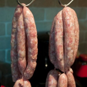 Finished sausages