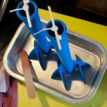 Moulds ready for pouring