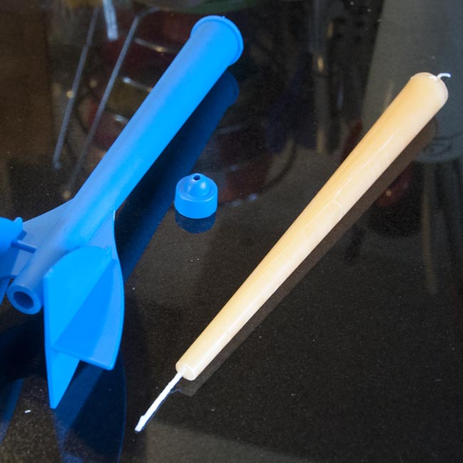 Candle free from mould