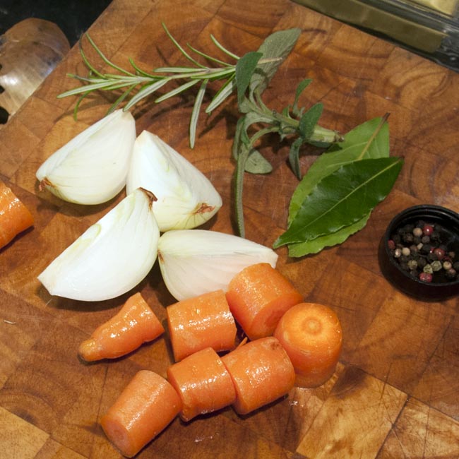 Stock vegetables, herbs and spices