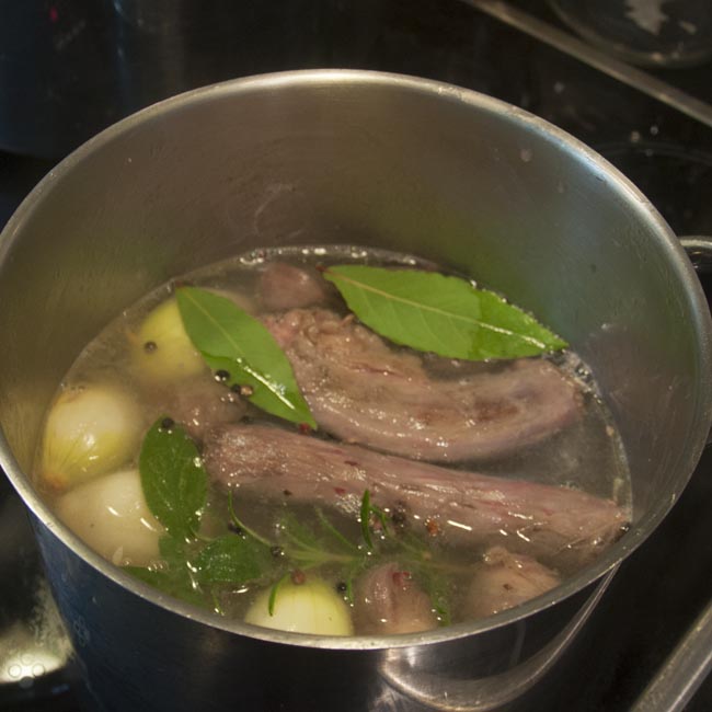 Stock, before simmering