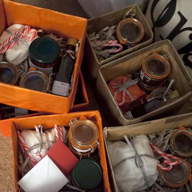 Hampers almost ready to go