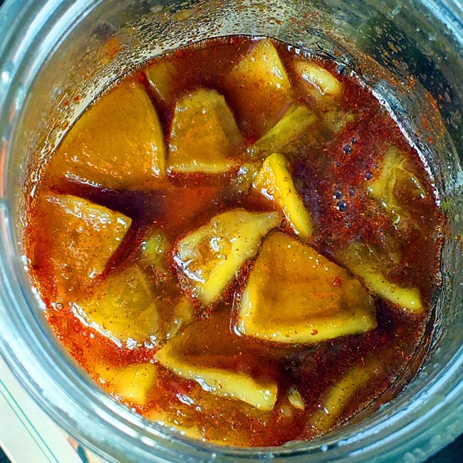 After adding the chilli