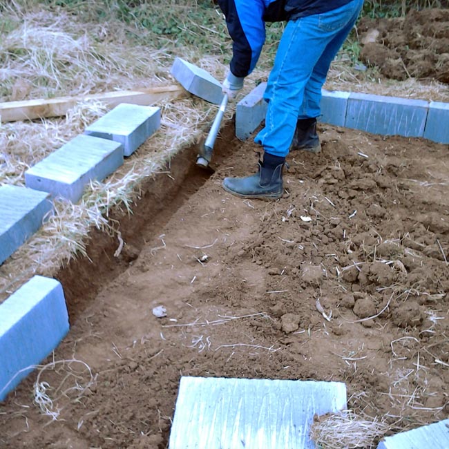 Assembling the brake blocks