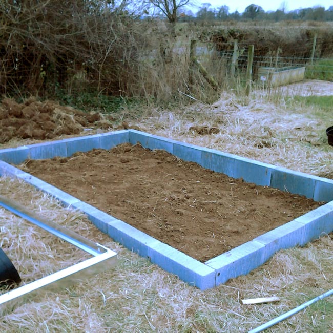 Greenhouse base, complete