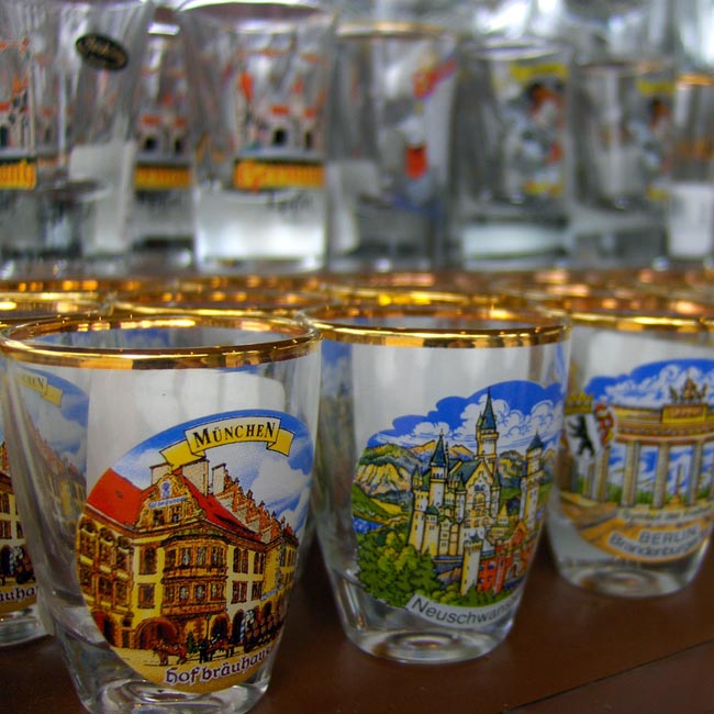 Euro shot glasses