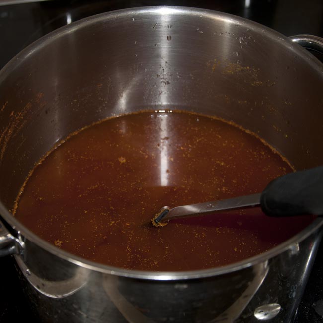 Spiced vinegar steeping