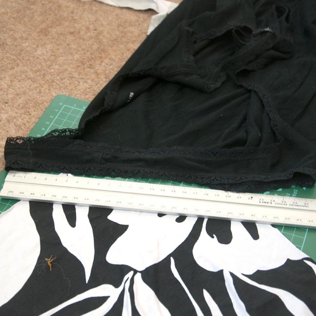 Measure for the straps