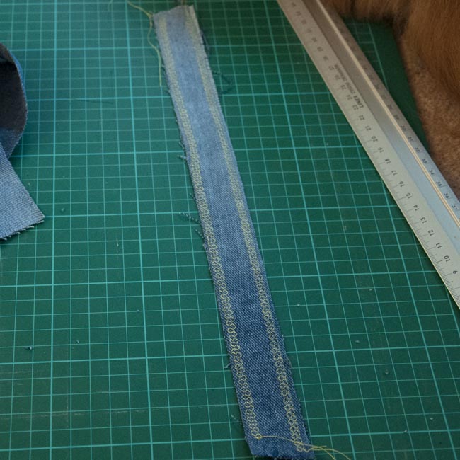 With stitching complete