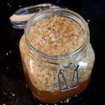 Elderflowers steeping in vinegar