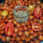 Sprinkle with salt & herb mix