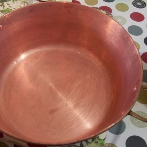 Finished pan - inside