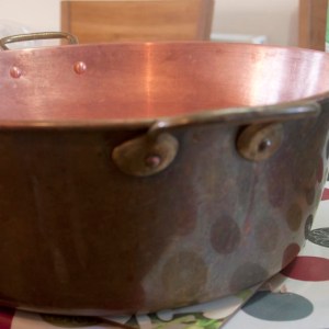 Finished pan - outside