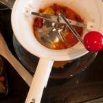 Pass through a mouli