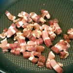 Home-cured bacon lardons