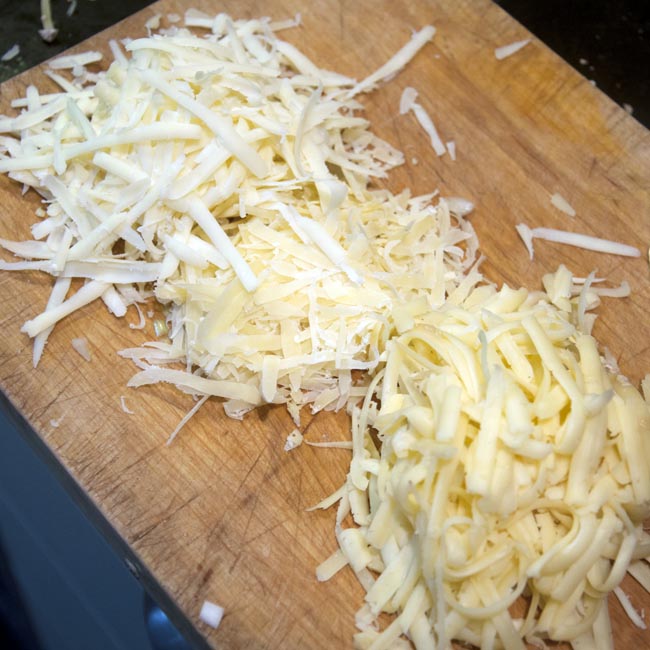 Grated cheese