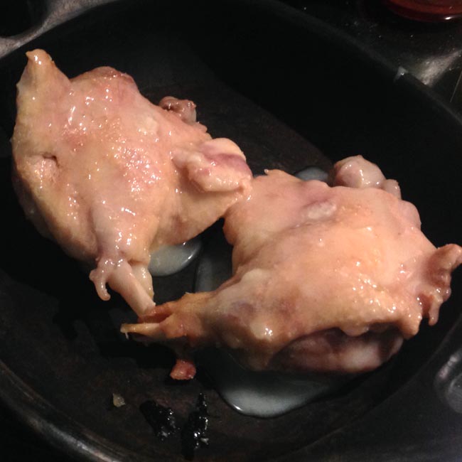 Confit duck legs - before roasting