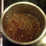 Lentils - end of cooking