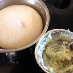 Well risen dough and herb butter
