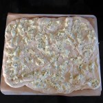 Shaped dough with butter