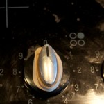 Hold knob tight and wait to cure