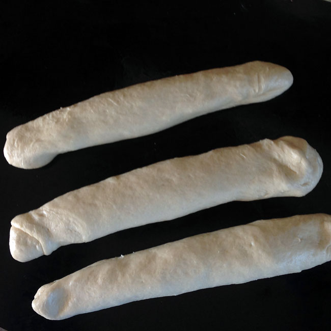 Form into sausage shapes