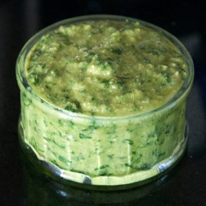 Prepared fresh pesto