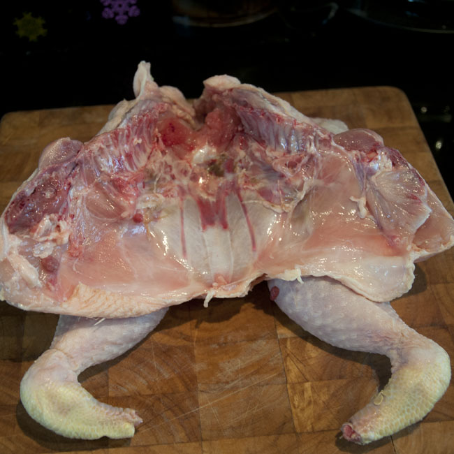 With backbone removed