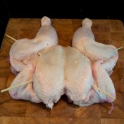 Finally insert skewers to hold shape