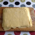 Finished pasta sheets