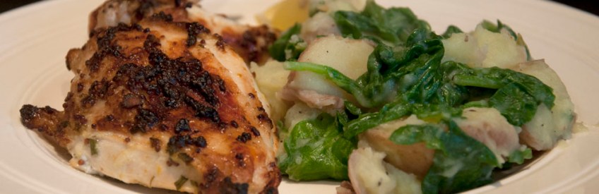 Mustard rosemary chicken