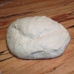 Dough during kneading