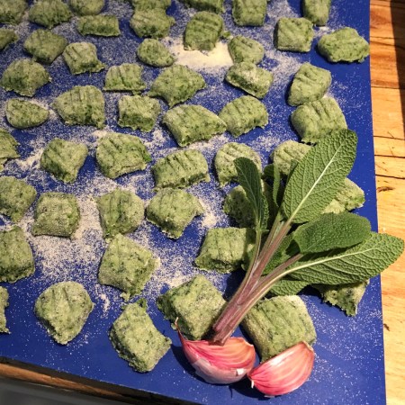 Gnocchi ready for cooking